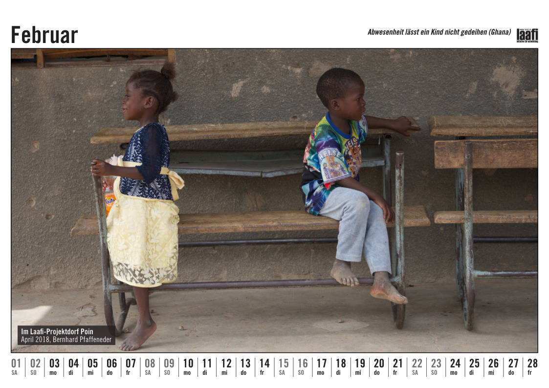 Burkina Faso Fotokalender Februar 2025