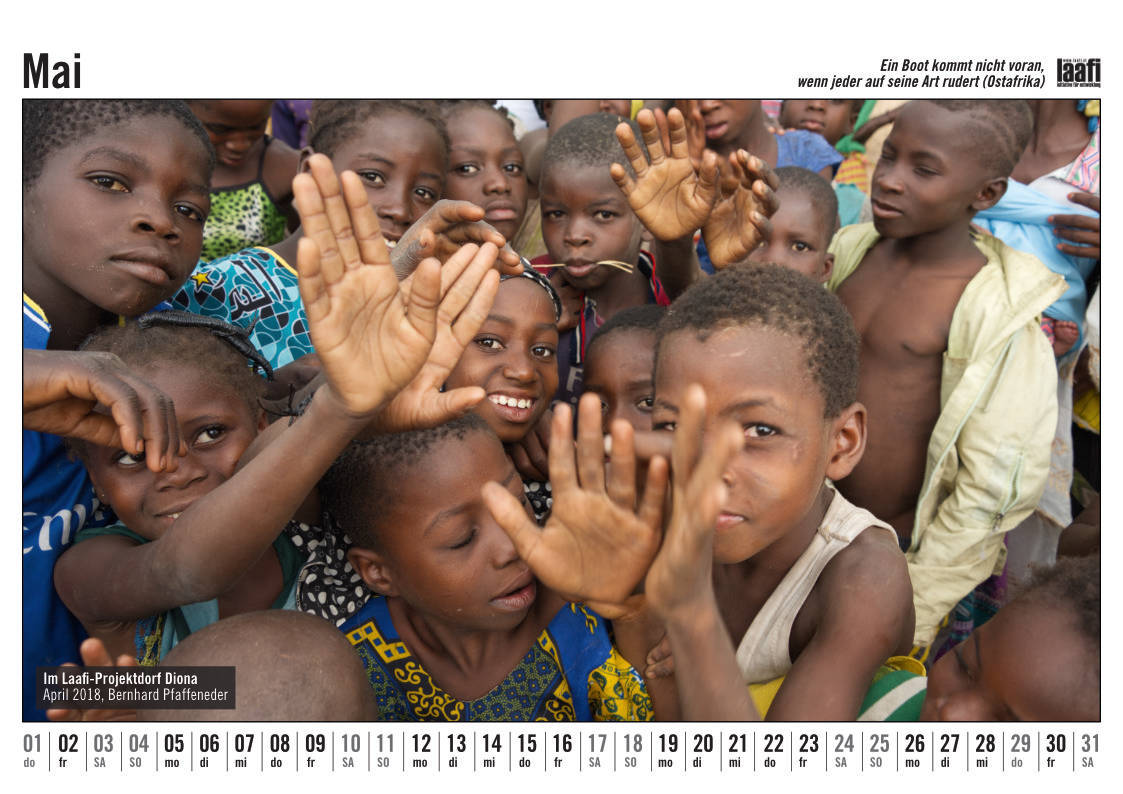 Burkina Faso Fotokalender Mai 2025