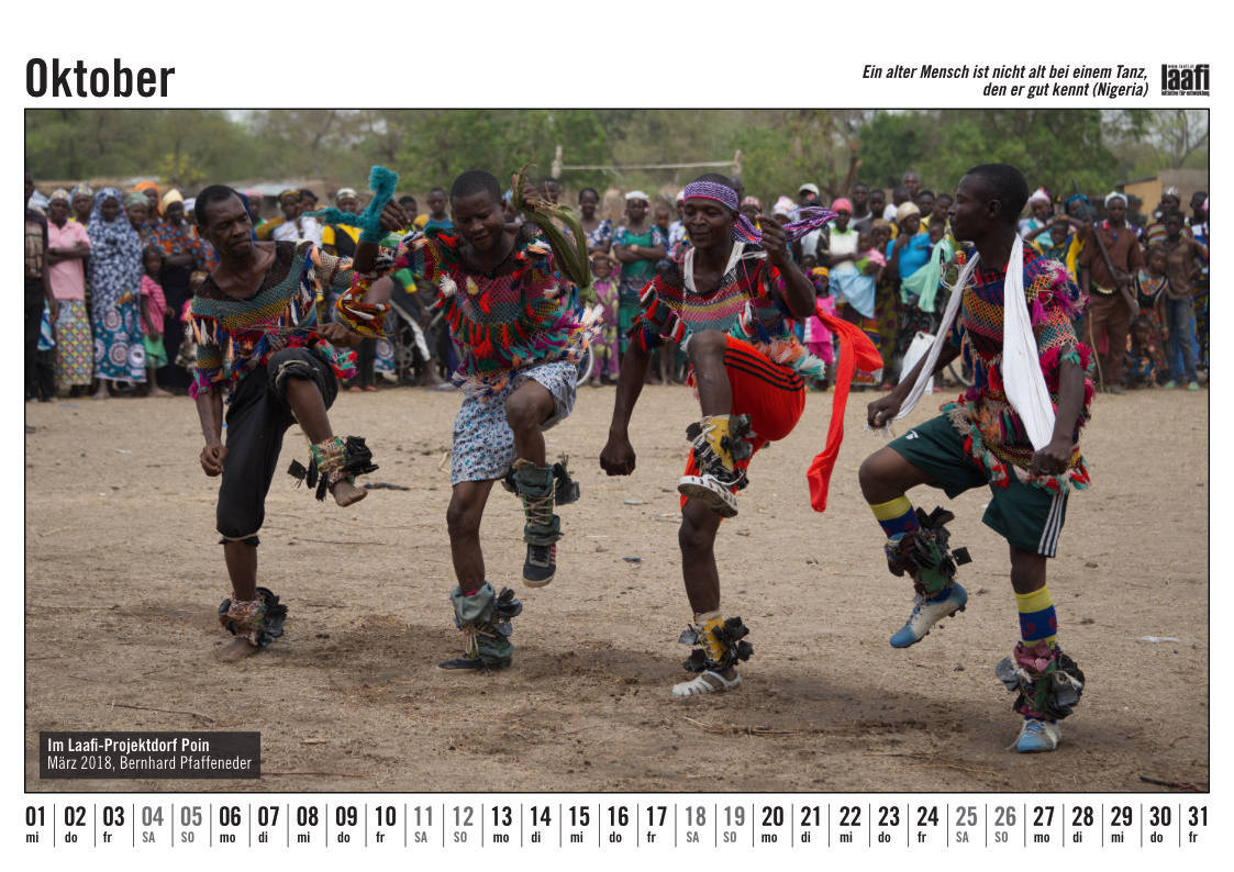 Burkina Faso Fotokalender Oktober 2025